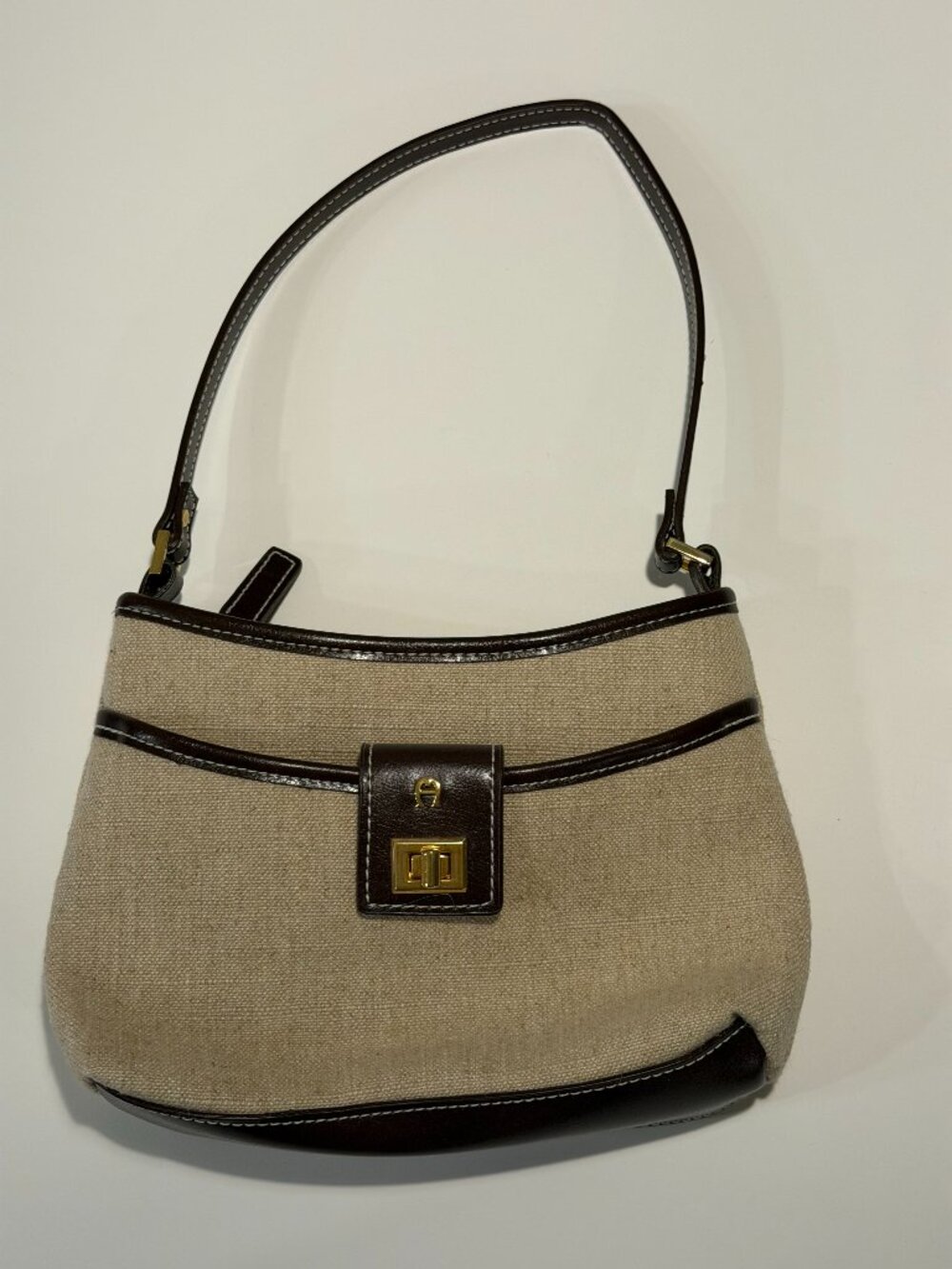Etienne Aigner Linen All Aboard Mini Handbag